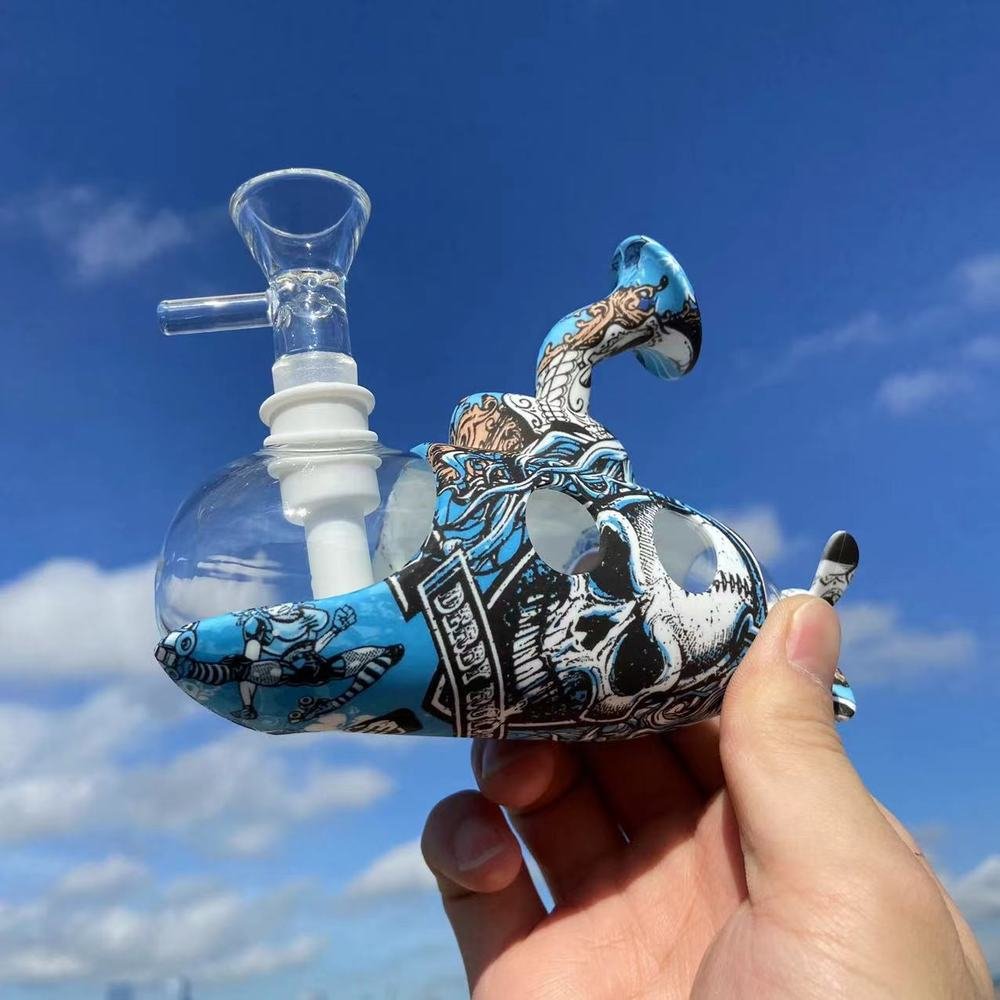 resources of Animal Rabbit Hand Painting Glass Bottle exporters