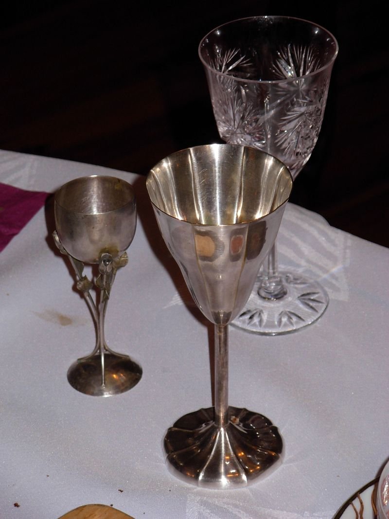 resources of Silver wine and beer glasses exporters