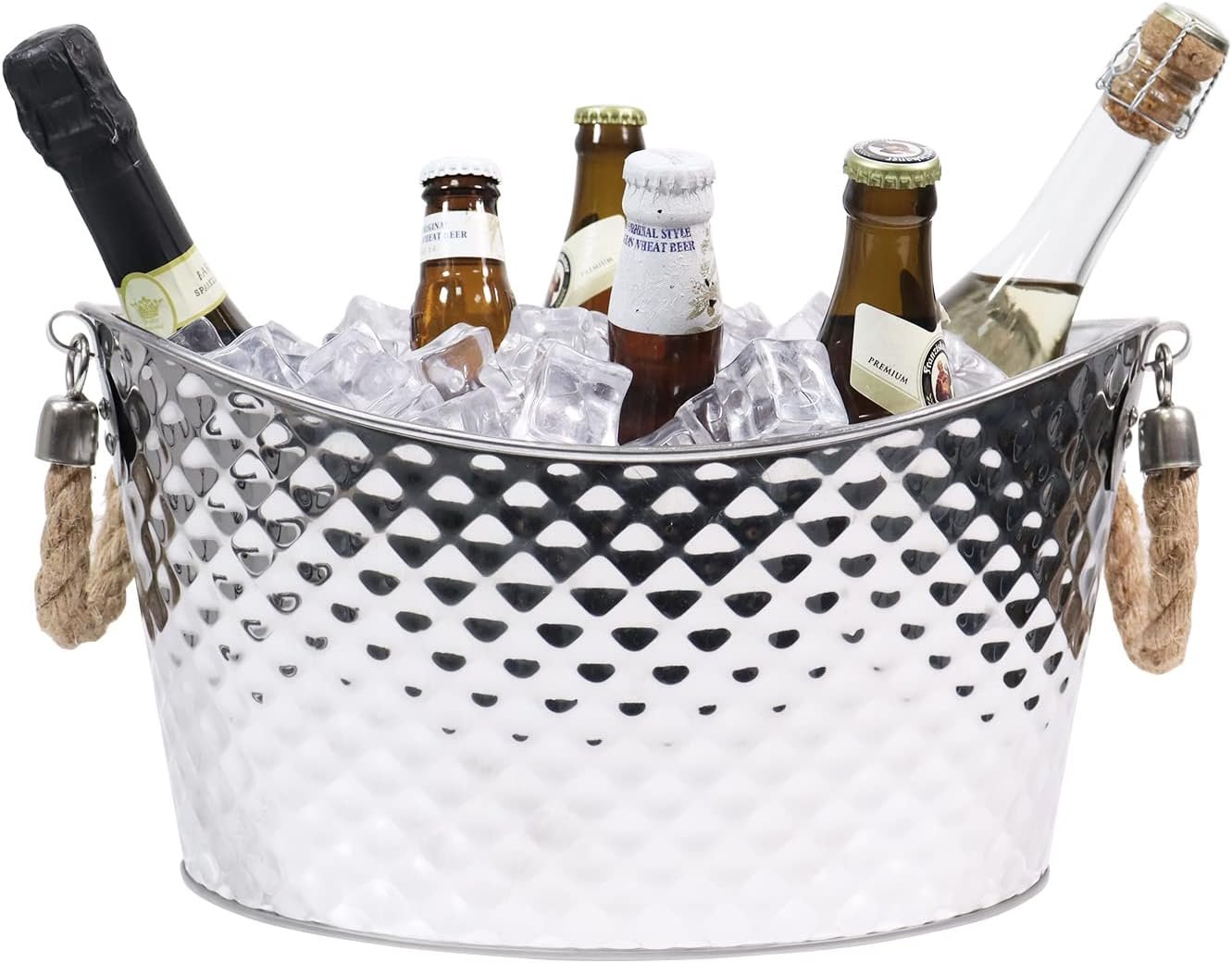 resources of Oval With Bolt Hammered Large Ss Party Tubs exporters