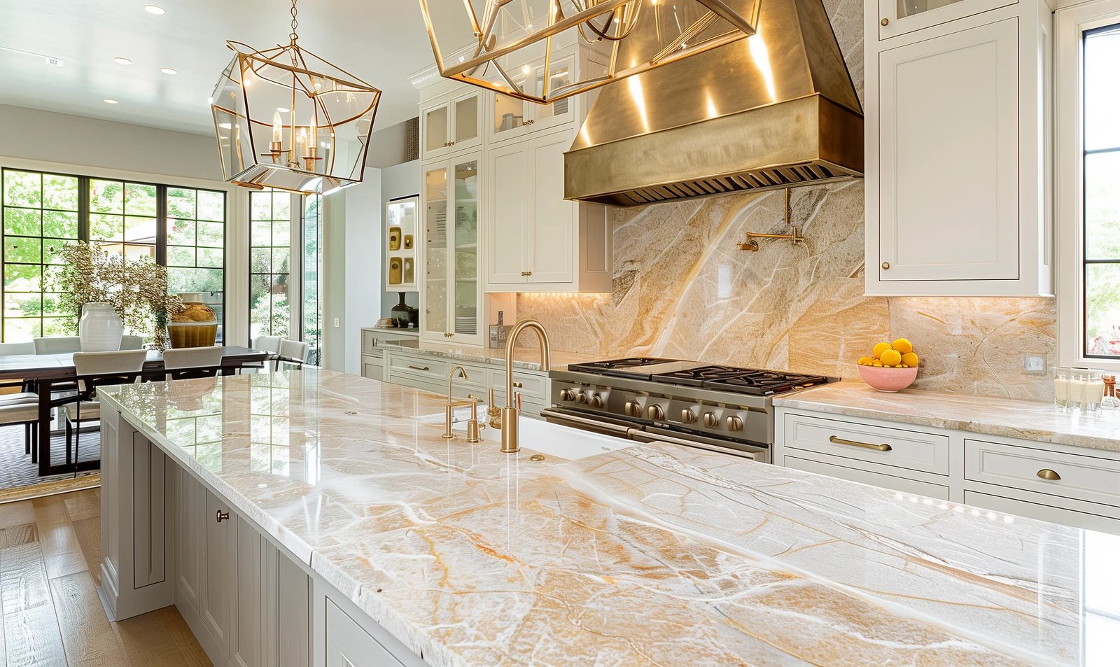 resources of Factory Direct White Calacatta Quartz Countertop exporters
