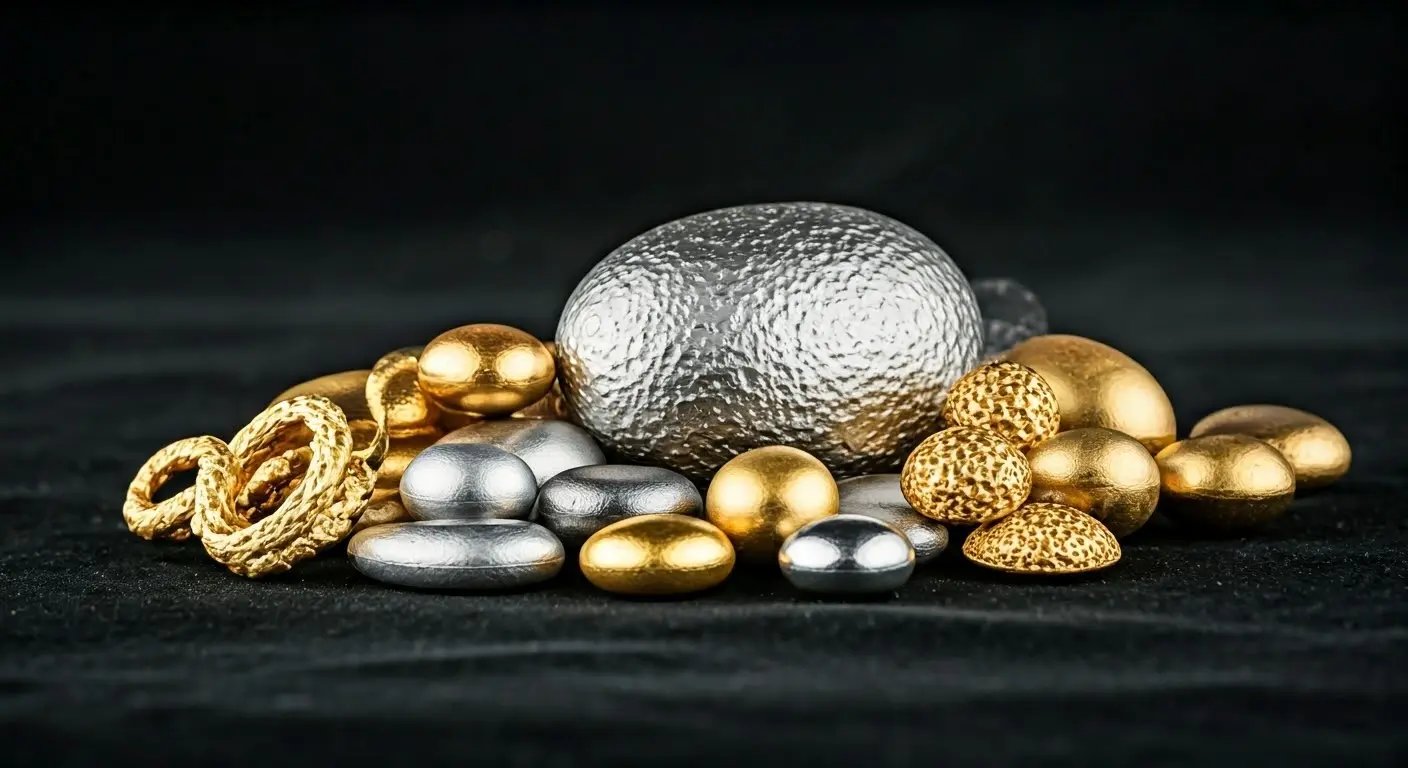 resources of Gold painted stone craft exporters