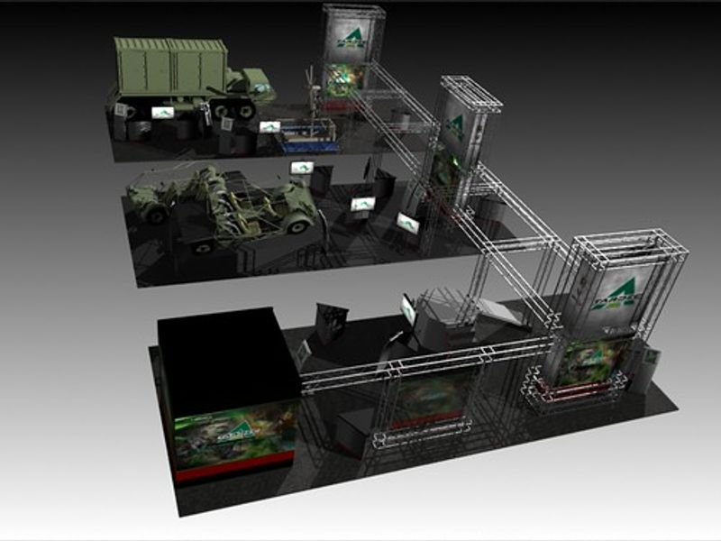 resources of Two-story exhibition booth/stand exporters