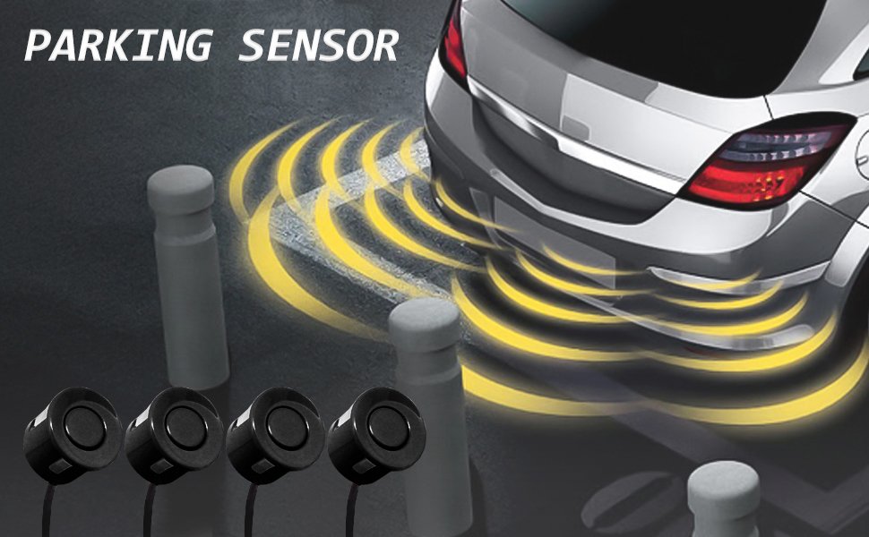 resources of Blue LCD Parking Sensor with 4 Sensors exporters