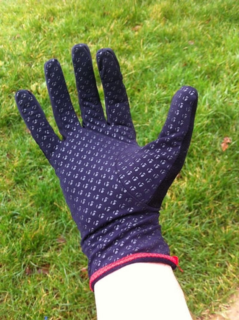 resources of Karam Frontier FT605SD Cotton Knitted Single Dotted Gloves Navy Blue (Pack of 50) exporters