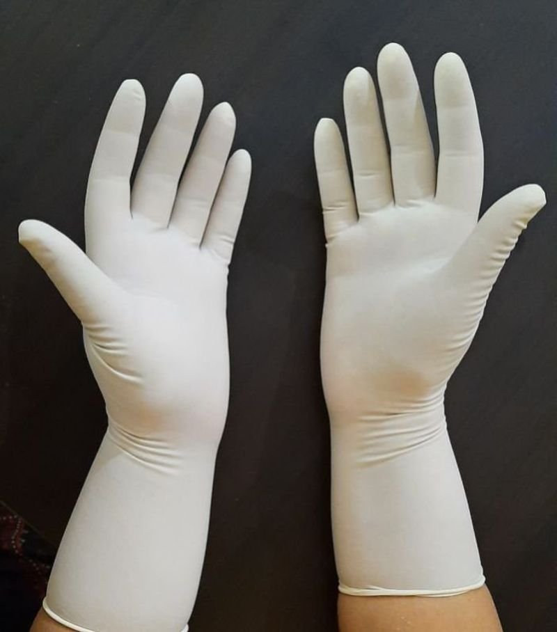 resources of Nrg-90p white surgical gloves exporters