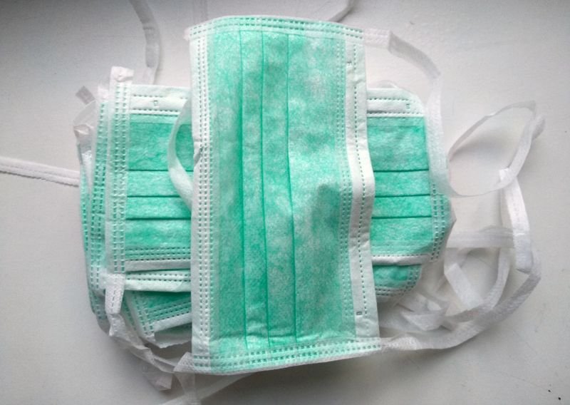resources of 3 Ply Surgical Mask (Color - White) exporters