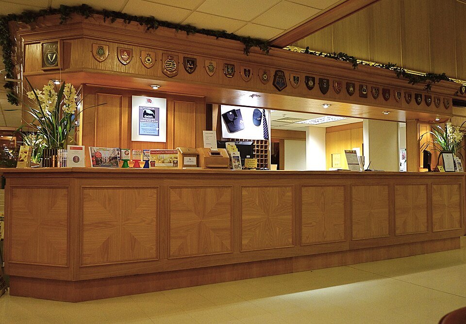resources of Classical Design Lobby Reception Counter exporters