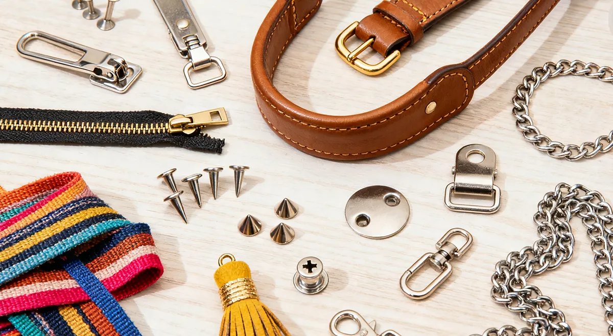 resources of Pure Suede Leather Hand Embroidery & Brass Lock exporters
