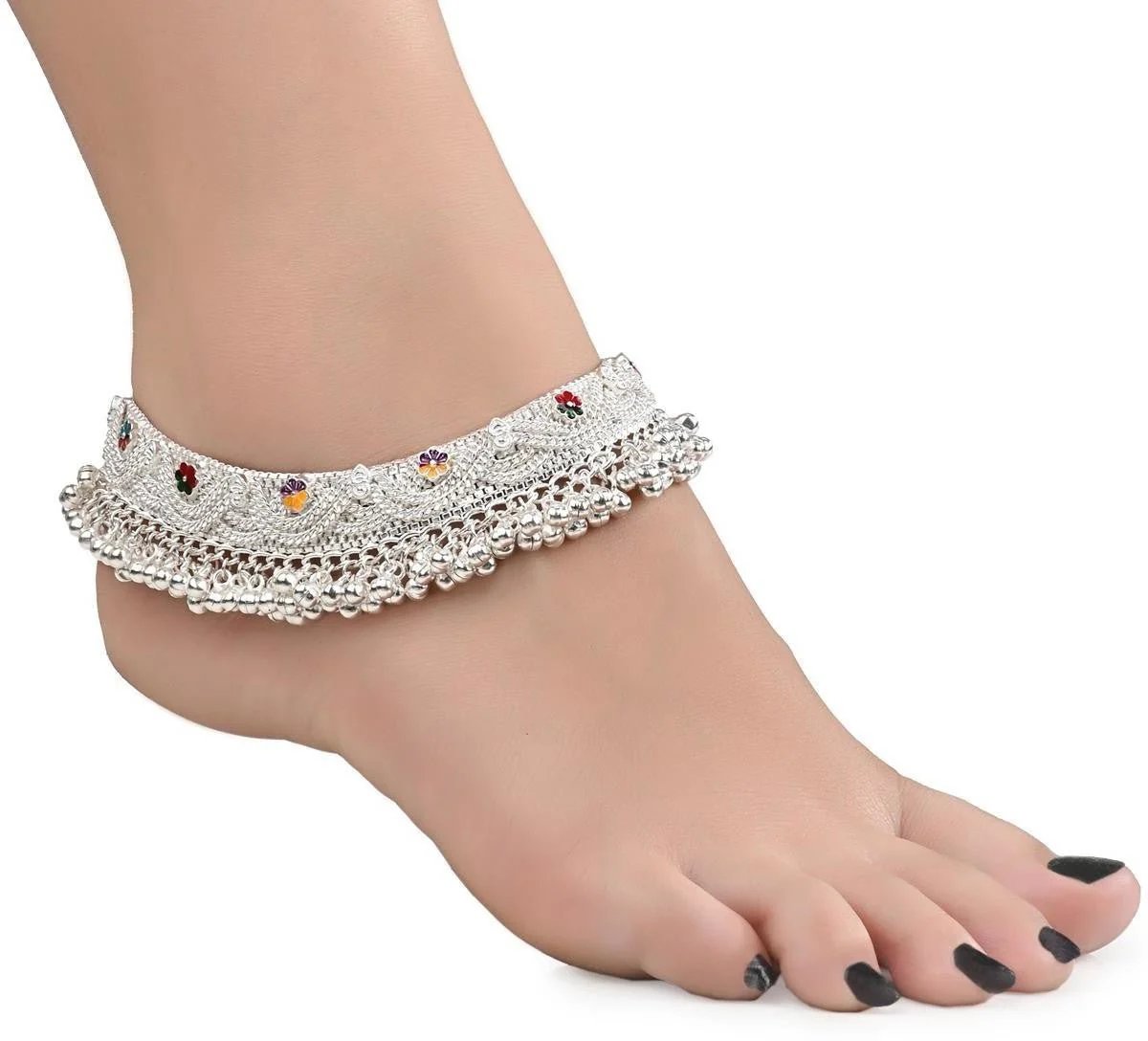resources of Silver Traditional Salem Silver Anklet exporters