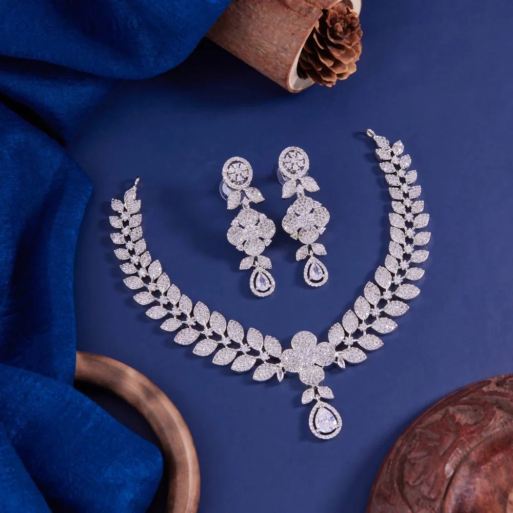 resources of 925 sterling silver jewelry set with cz exporters