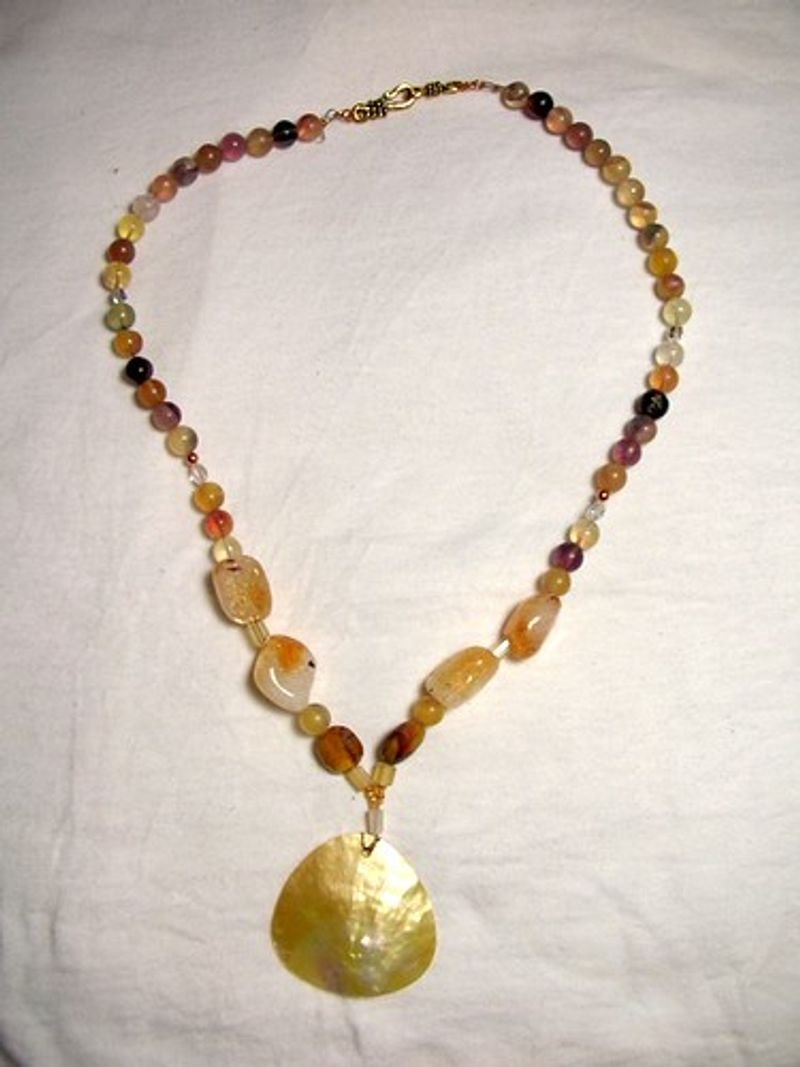 resources of Natural Stone Pendants Necklace exporters