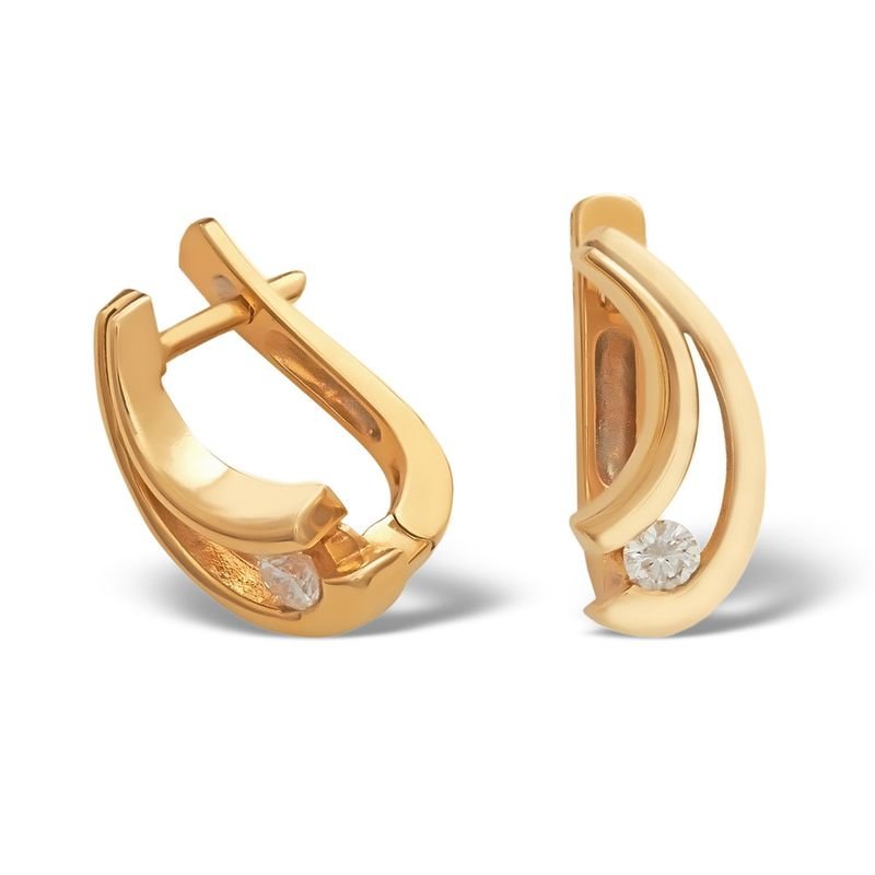 resources of Tiny Triangles 925 Silver Huggie Earrings exporters