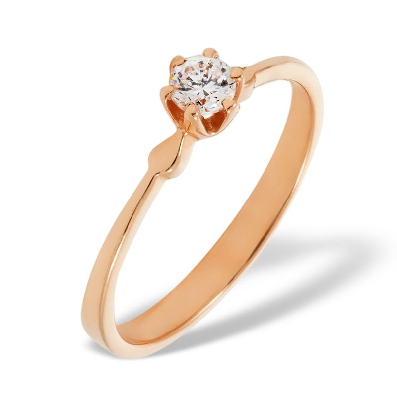 resources of Solitaire Diamond Engagement Ring in 14K Gold exporters