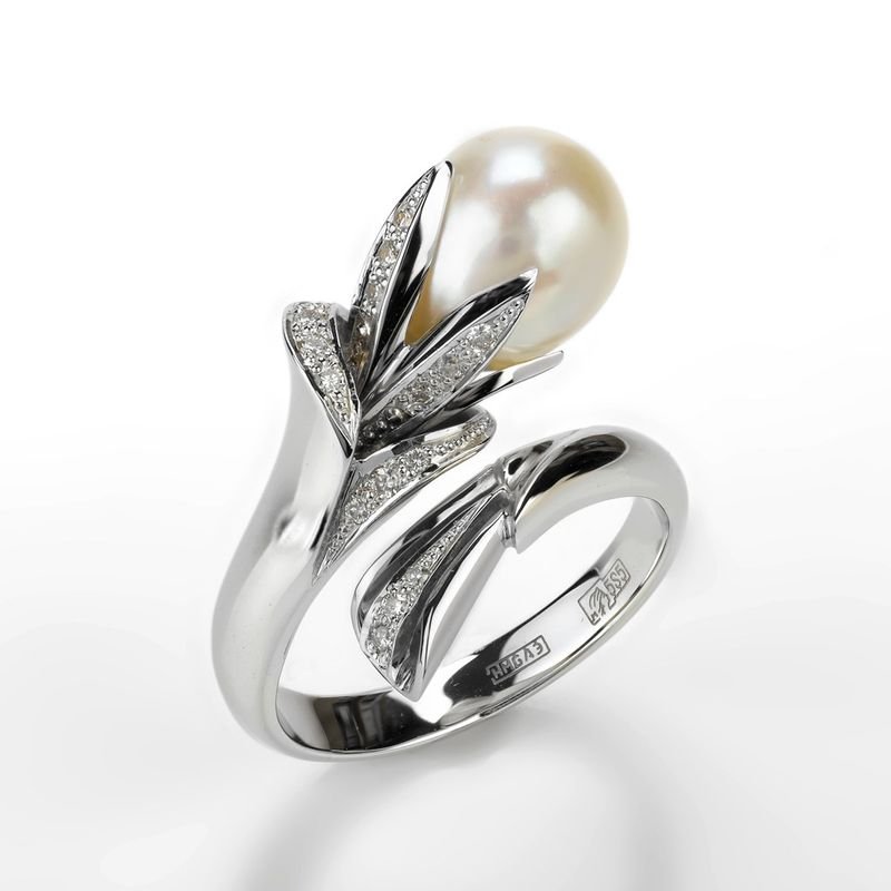 resources of Fabulous Pearl Ring Triple Sterling Silver Bands exporters