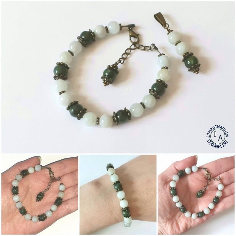 resources of WM-054 Bracelet Beads Black And White Charms exporters