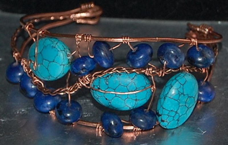 resources of Handmade Turquoise Macrame Bracelet exporters