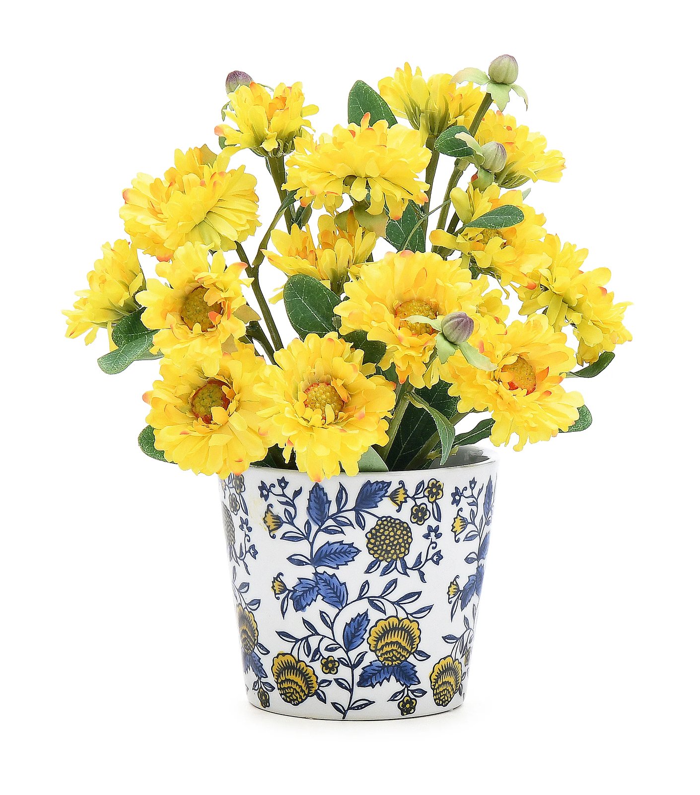 resources of Hibiscus Self Watering Pot Blue exporters