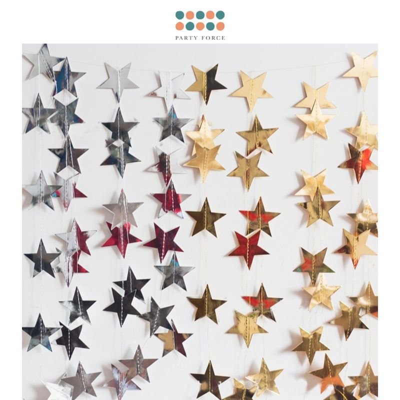 resources of Hippity Hop 3d Star Paper Hanging Garland exporters