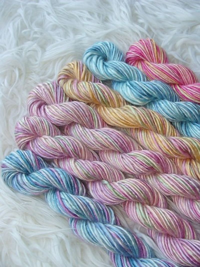 resources of 2mm 5ply 100g Rainbow Cotton Cake Yarn exporters
