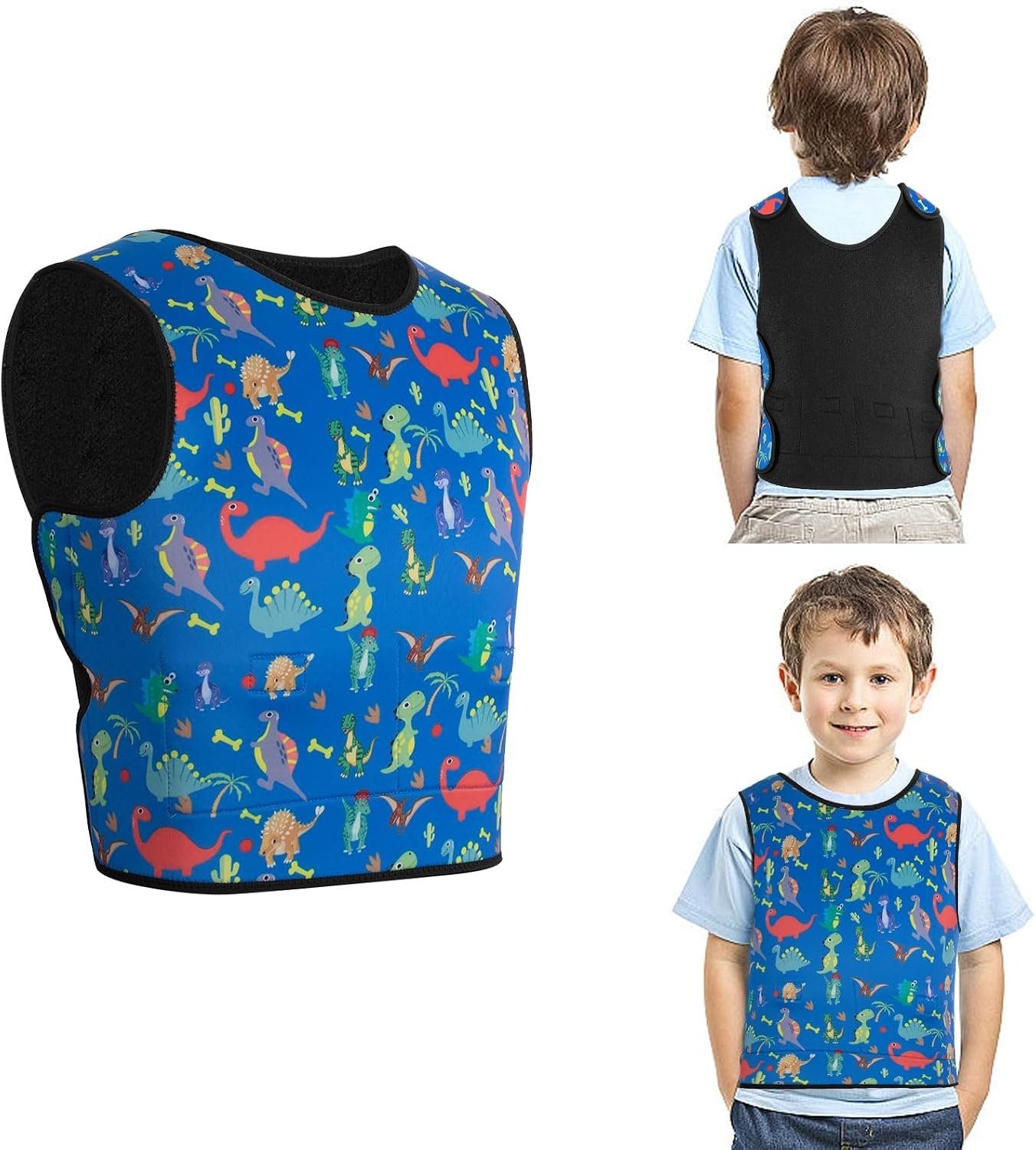 resources of Ml-ap-1020 Blue No-woven Paint Toddler Apron exporters