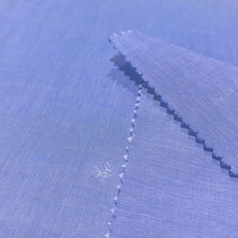 resources of 3/4 Sleeves Blouse In Chambray exporters