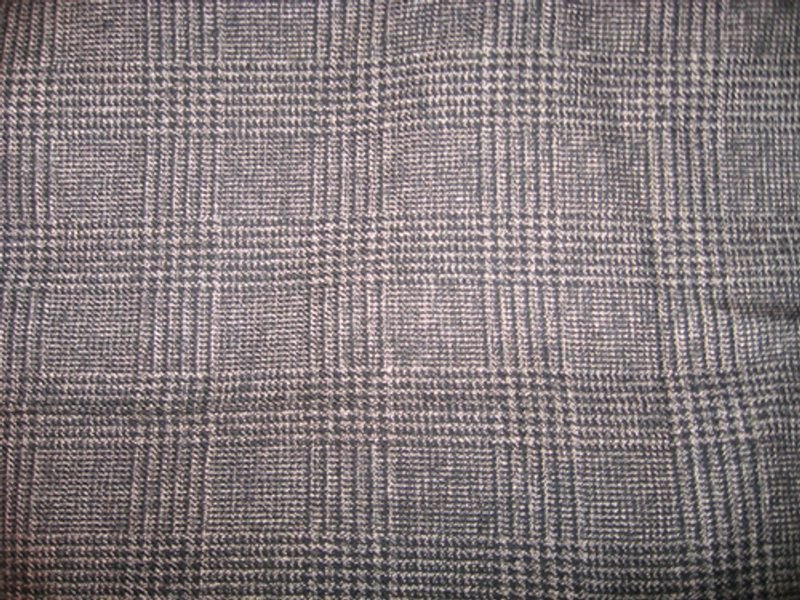 resources of Black and white checks suit fabric exporters