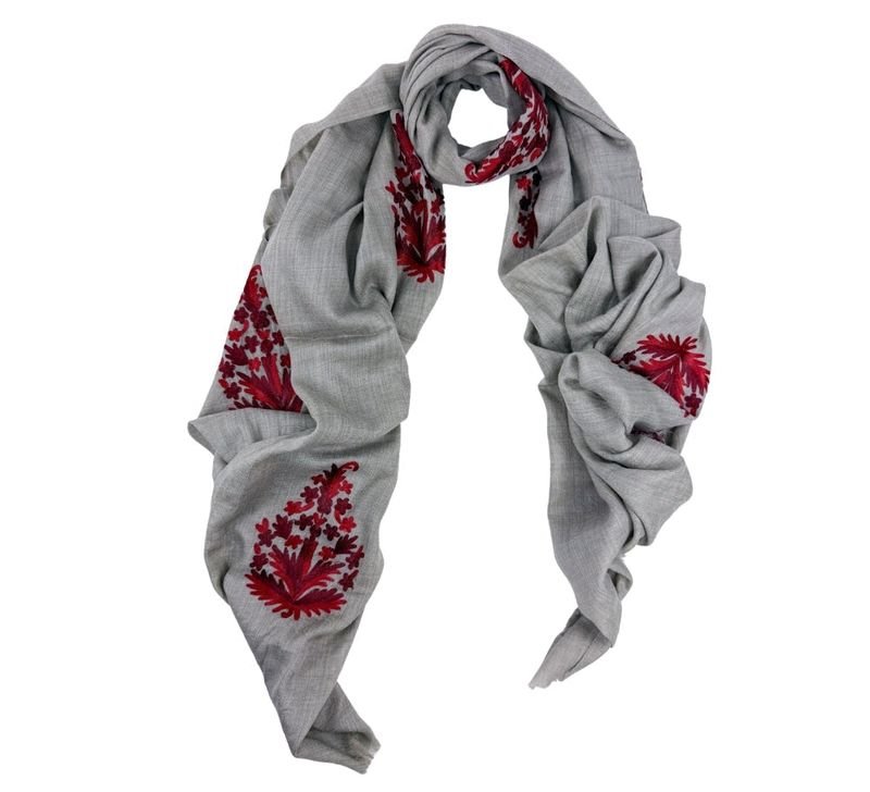 resources of Custom Design Kashmir Cashmere Scarf exporters