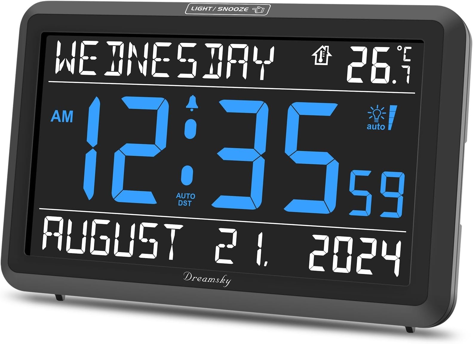 resources of Blue 3d Led Digital Wall Clock Display (indoor) exporters