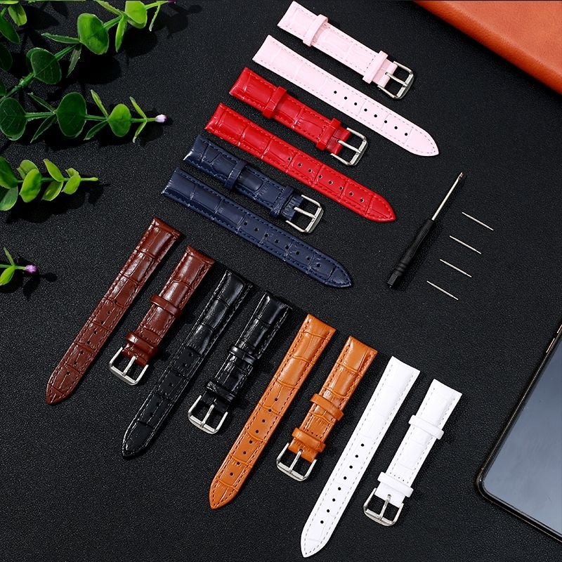 resources of New Alligator leather strap Quickswitch for New Cartier Santos (Black, blue, red, white, yellow and more colors) exporters