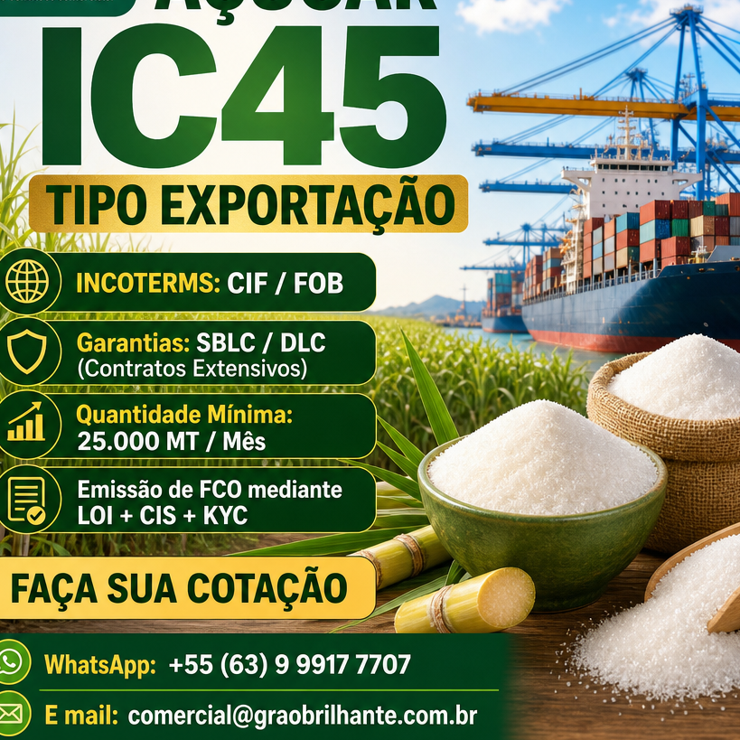 resources of AÇÚCAR IMCUSA 45 exporters