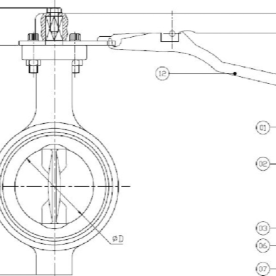 resources of "Karr valve" Butterfly Valve - (Lever Type) exporters