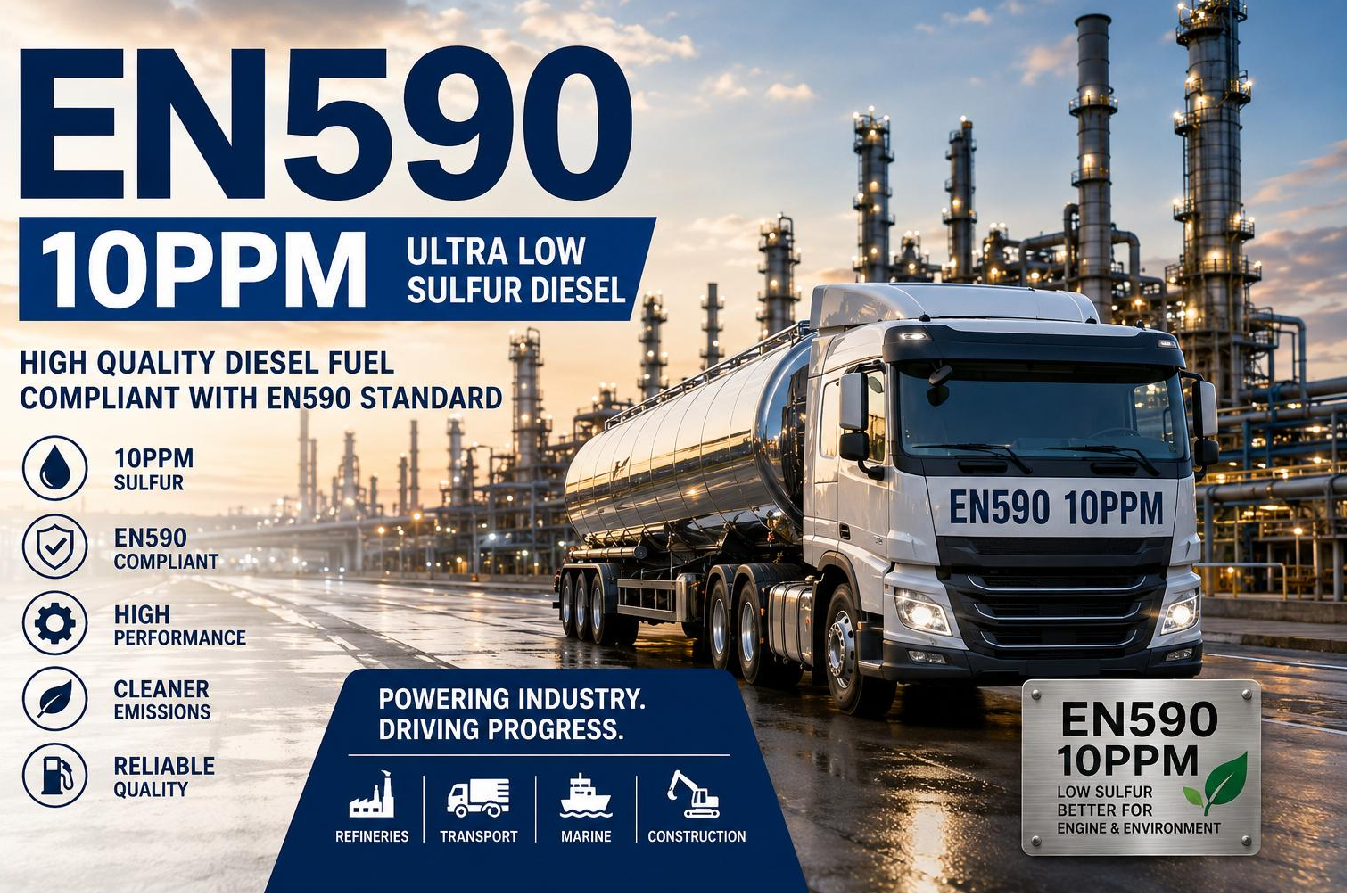 resources of DIESEL FUEL EURO 5/6, EN590 exporters