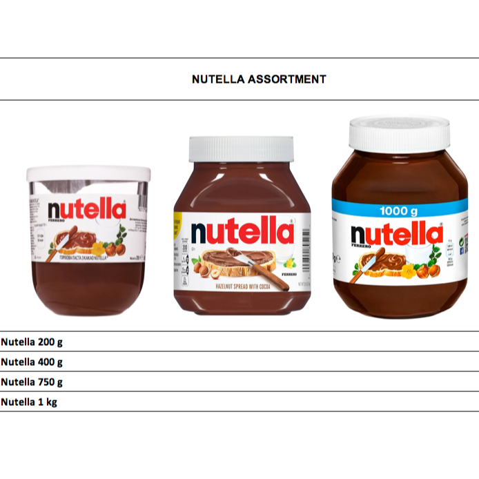 resources of Nutella Cream 200g / 750g / 1000g exporters