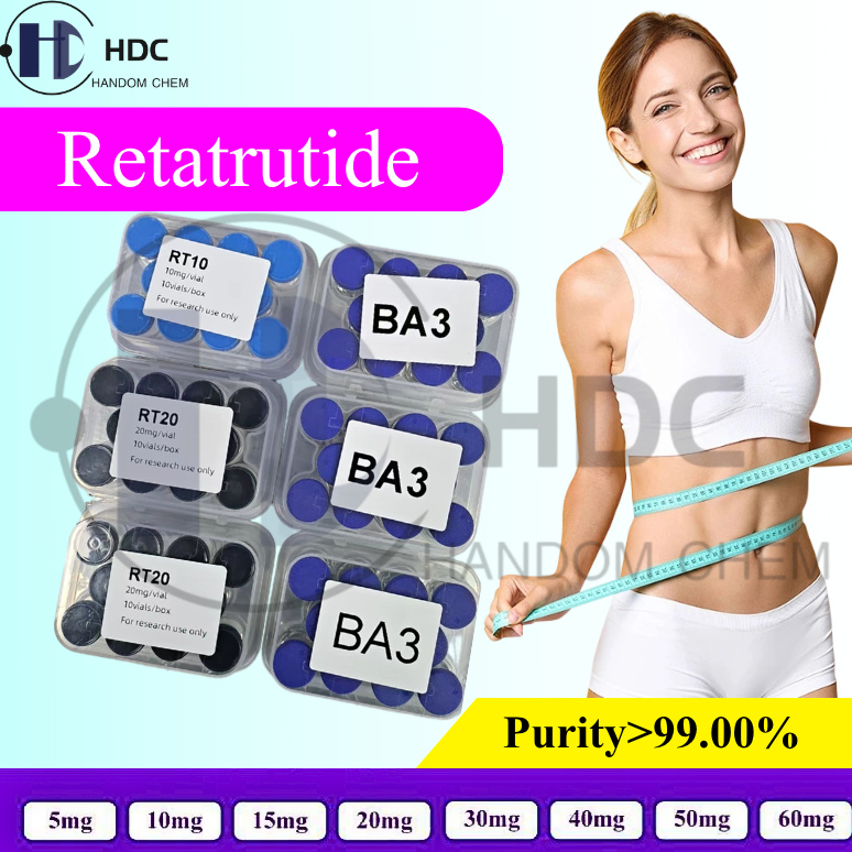 resources of China's original factory peptide Retatrutide 10mg/15mg/20mg/30mg/40mg/50mg/60mg/100mg for weight loss exporters