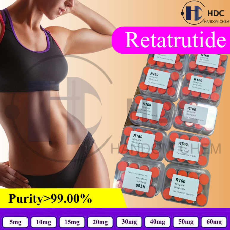 resources of China's original factory peptide Retatrutide 10mg/15mg/20mg/30mg/40mg/50mg/60mg/100mg for weight loss exporters