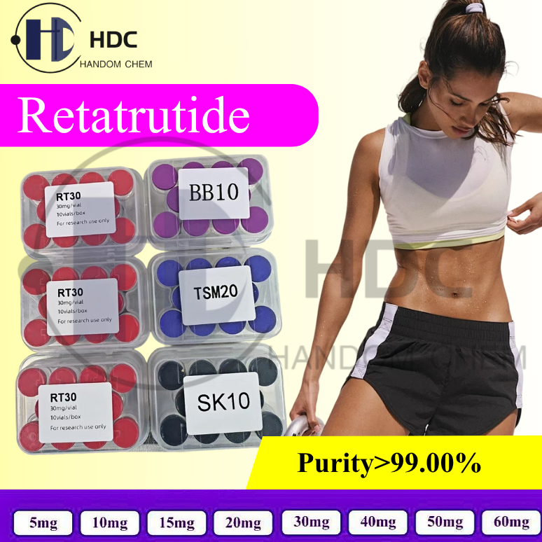 resources of China origin peptide Retatrutide 10mg/20mg/30mg/40mg/50mg/60mg/100mg essential for weight loss exporters