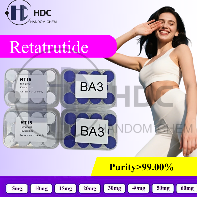 resources of China origin peptide Retatrutide 10mg/20mg/30mg/40mg/50mg/60mg/100mg essential for weight loss exporters