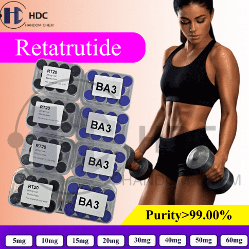 resources of China origin peptide Retatrutide 10mg/20mg/30mg/40mg/50mg/60mg/100mg essential for weight loss exporters