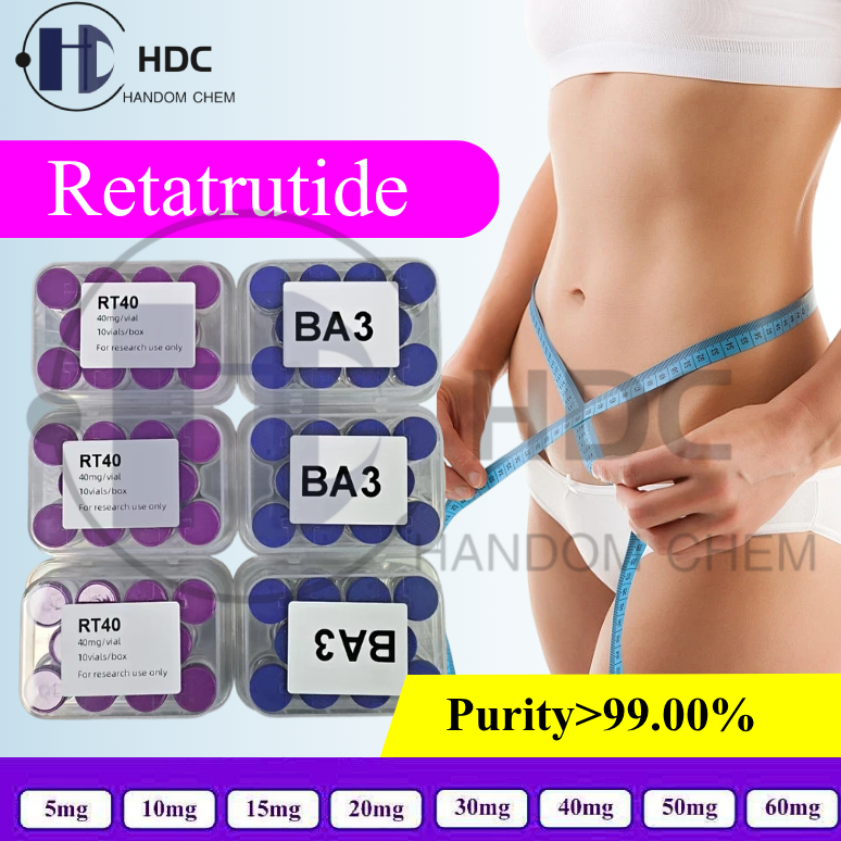 resources of China origin peptide Retatrutide 10mg/20mg/30mg/40mg/50mg/60mg/100mg essential for weight loss exporters