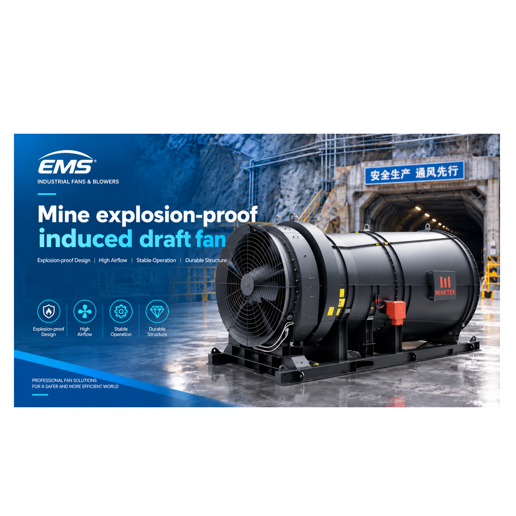 resources of Mine explosion-proof induced draft fan exporters