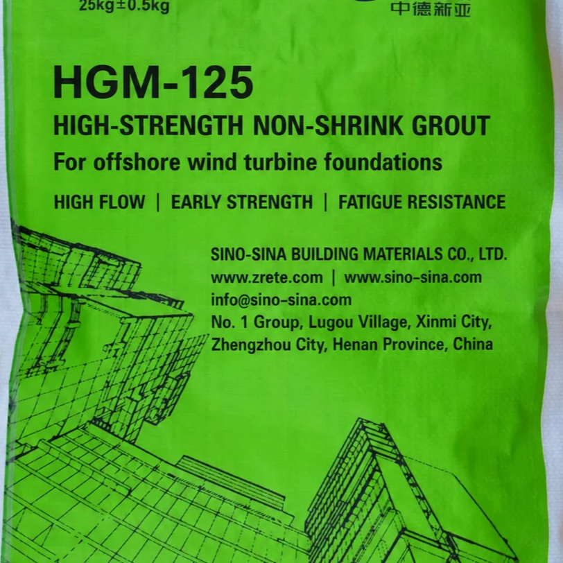 resources of HGM-125 High-Strength Non-Shrink Cementitious Grout for Offshore Wind Foundations exporters