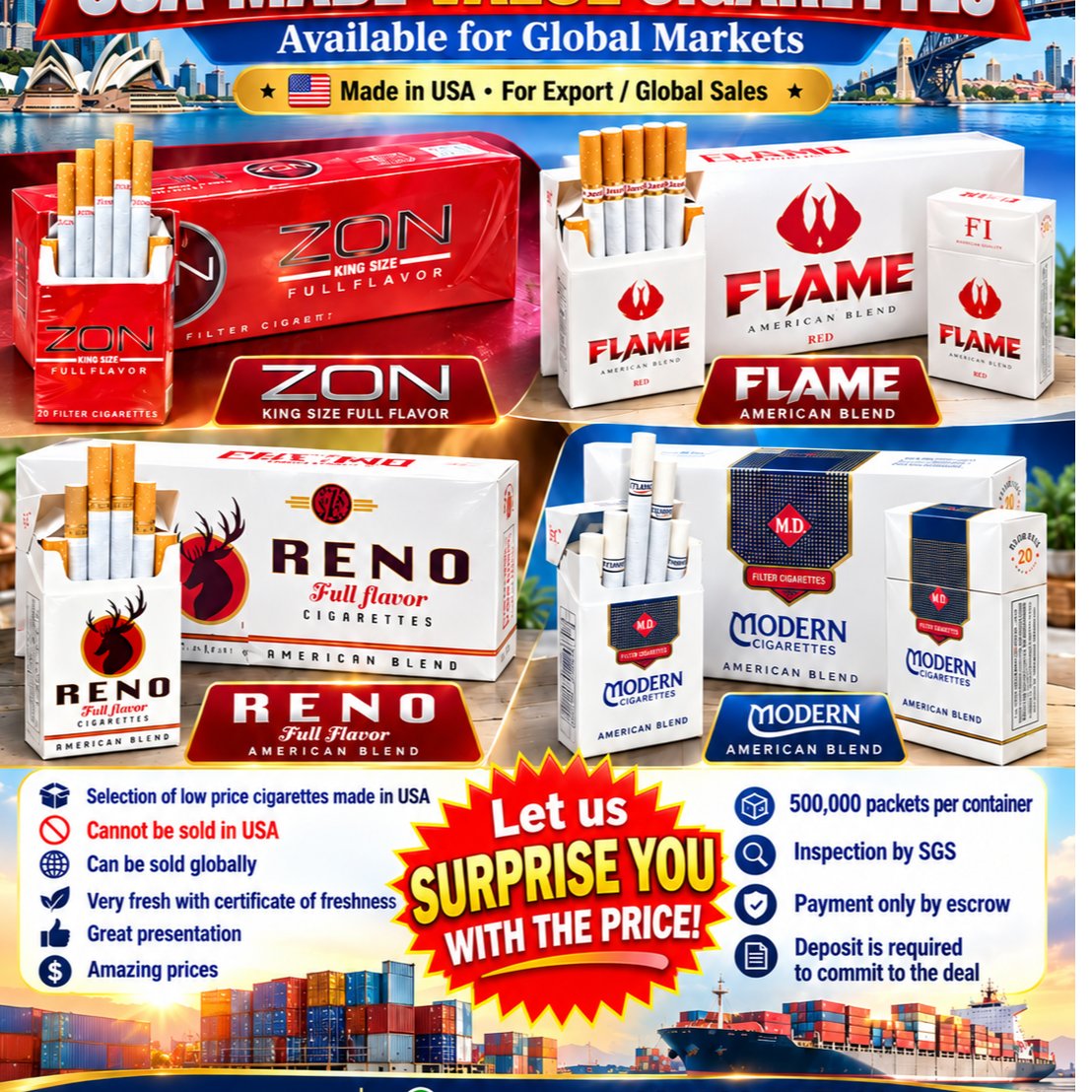 resources of Generic Brand Cigarettes exporters
