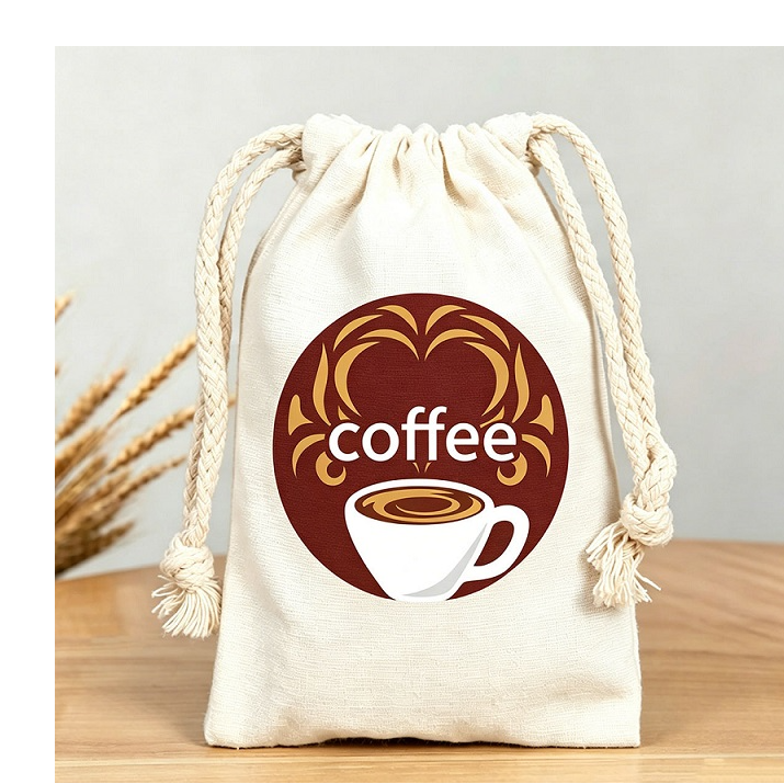 resources of Cotton Tea Packing Bag, Coffee Bean Bag, Cotton Storage Bag, Custom Logo Print Food Packing Bags exporters