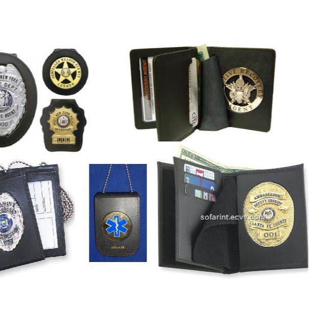 resources of Police Badge Holder Wallet, Law Enforcement Badge Holder Cases, Neck Wallet, ID Card Holder Cased, ID Card Holder exporters