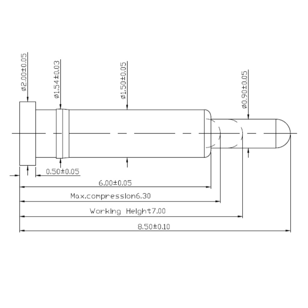 resources of PG2.0-8.5-2.5-1.54 POGO PIN exporters