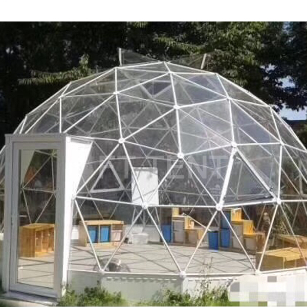 resources of 4m Clear PVC Geodesic Dome Tent for Garden Events exporters
