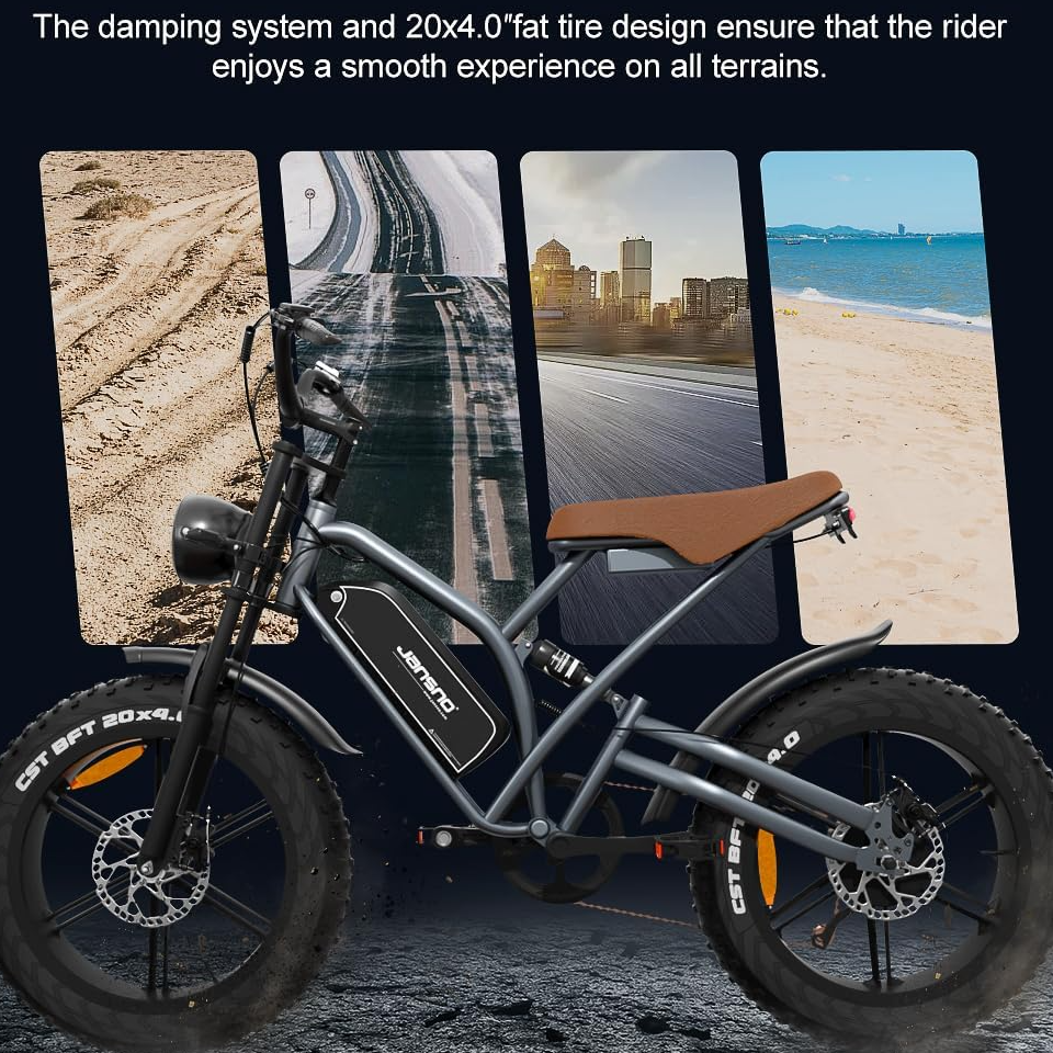 resources of X50 20'' Fat Tyres Electric Bike for Adults exporters