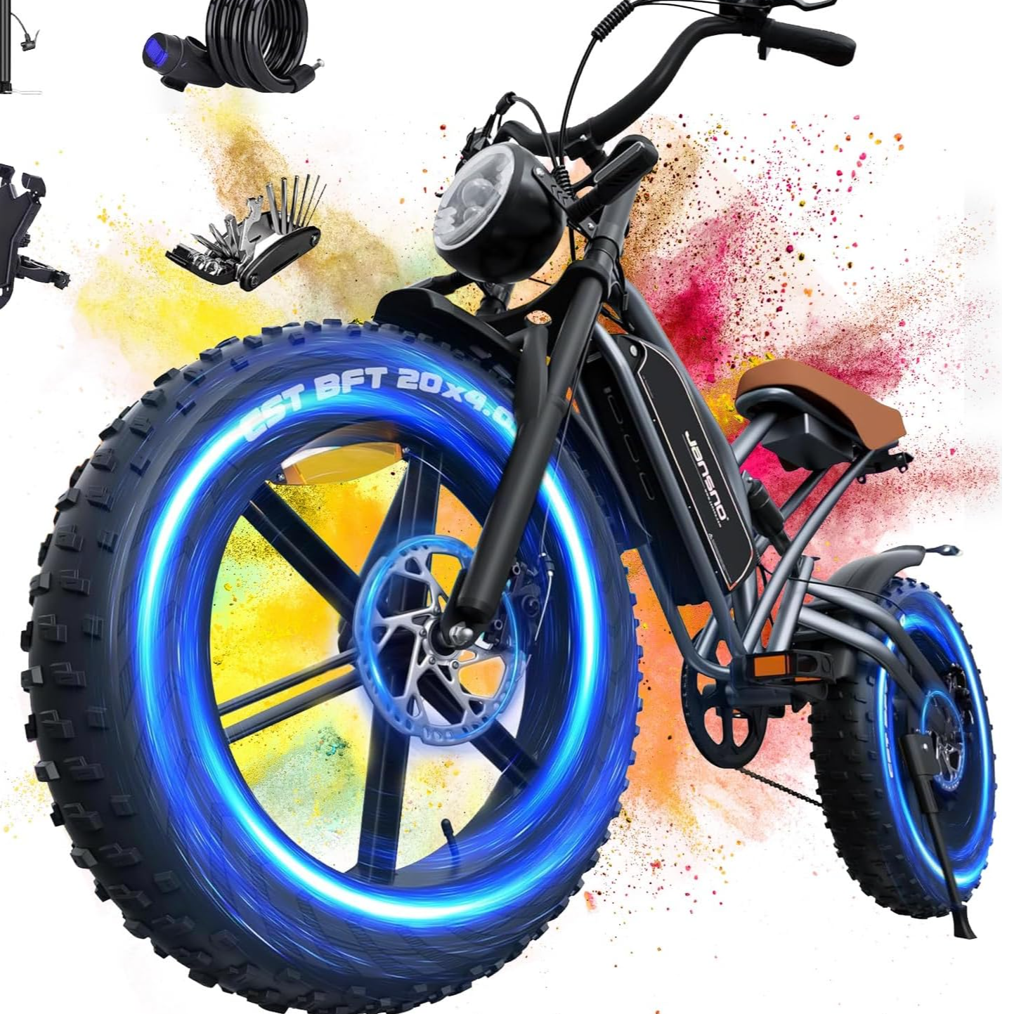 resources of X50 20'' Fat Tyres Electric Bike for Adults exporters