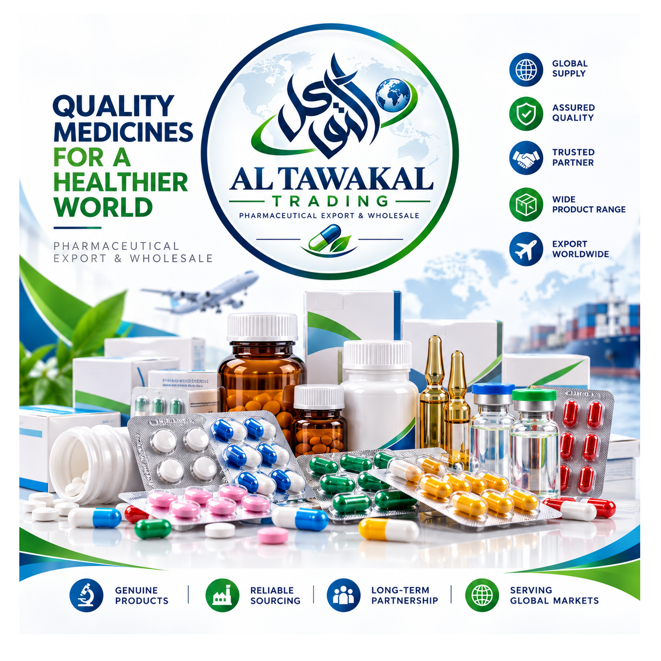 resources of Generic & Branded Medicines exporters