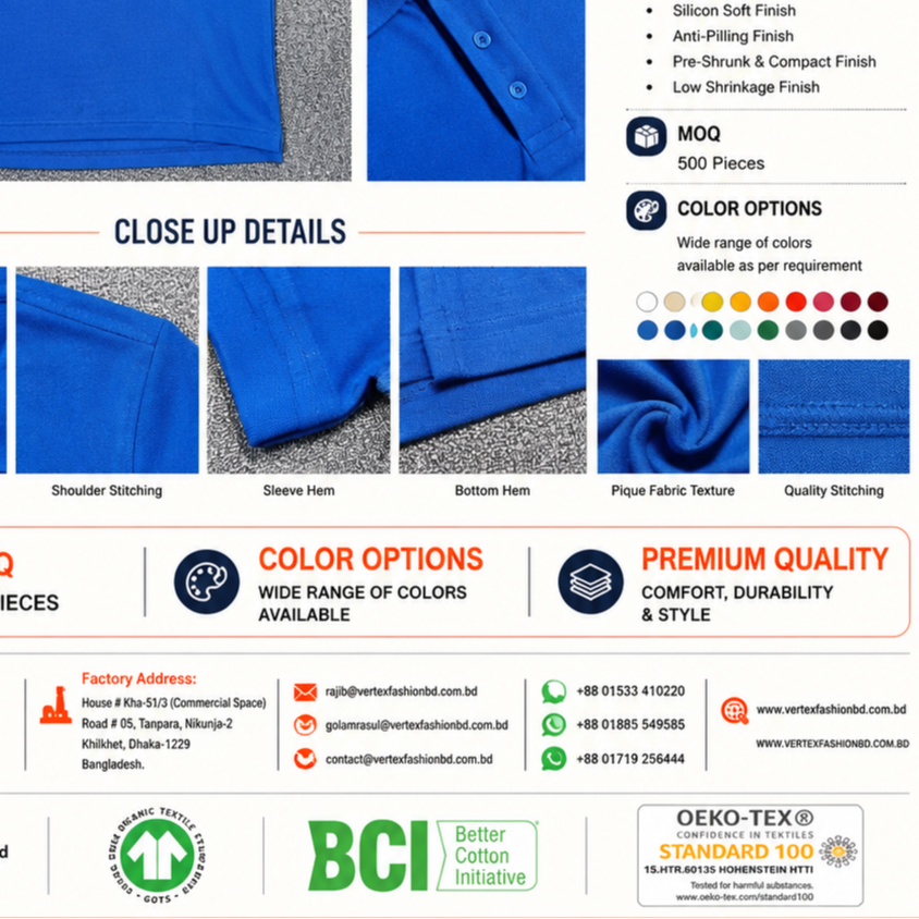 resources of POLO TSHIRT exporters
